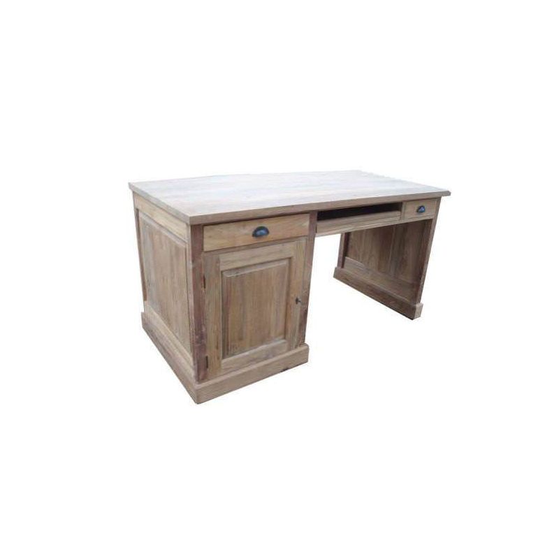 Reclaimed Teak Chunky Writing Desk